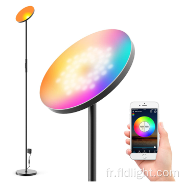 chambre décoration coin wifi smart led lampadaire